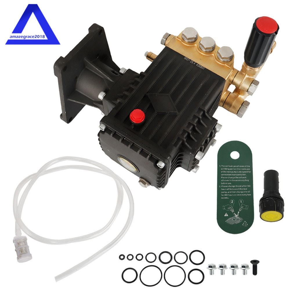 4 gpm 3400 rpm Pressure Washer Pump 9 hp 3000 PSI 1-in Shaft