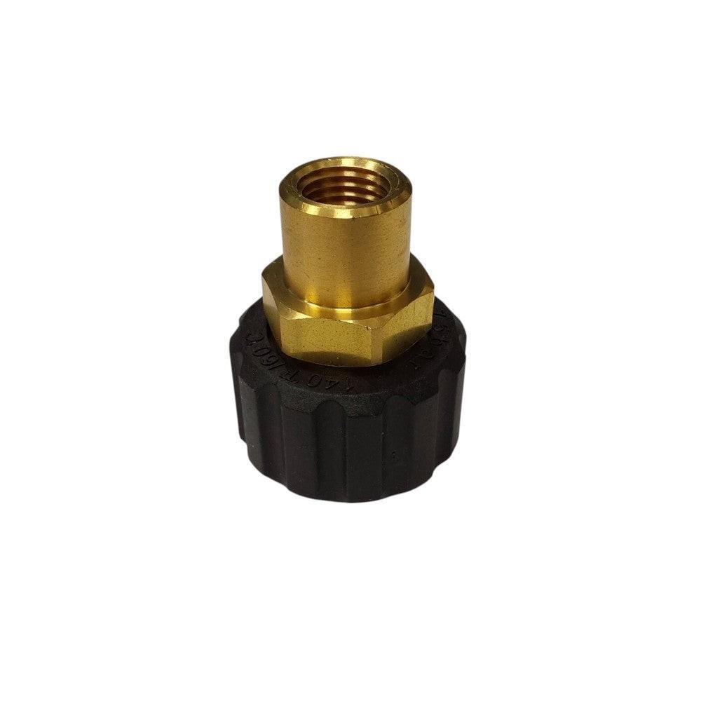NEW PRESSURE WASHER FITTING 1/4 F X M22F HIGH PRESSURE BRASS 2 IN KIT ( PPH1 )