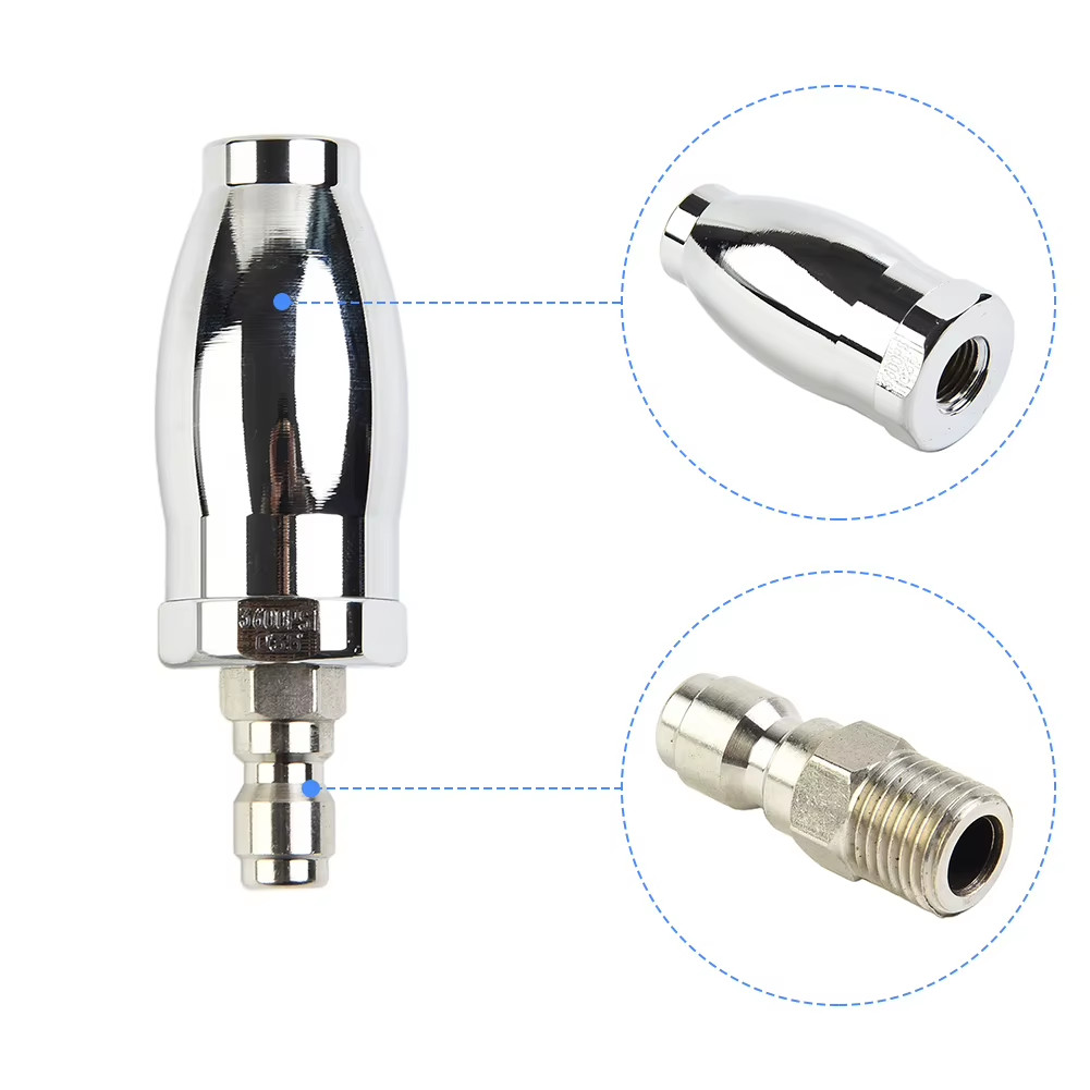 High Pressure Washer 3600PSI Rotating Turbo Nozzle Spray Tip 3.0 GPM 1/4” Quick
