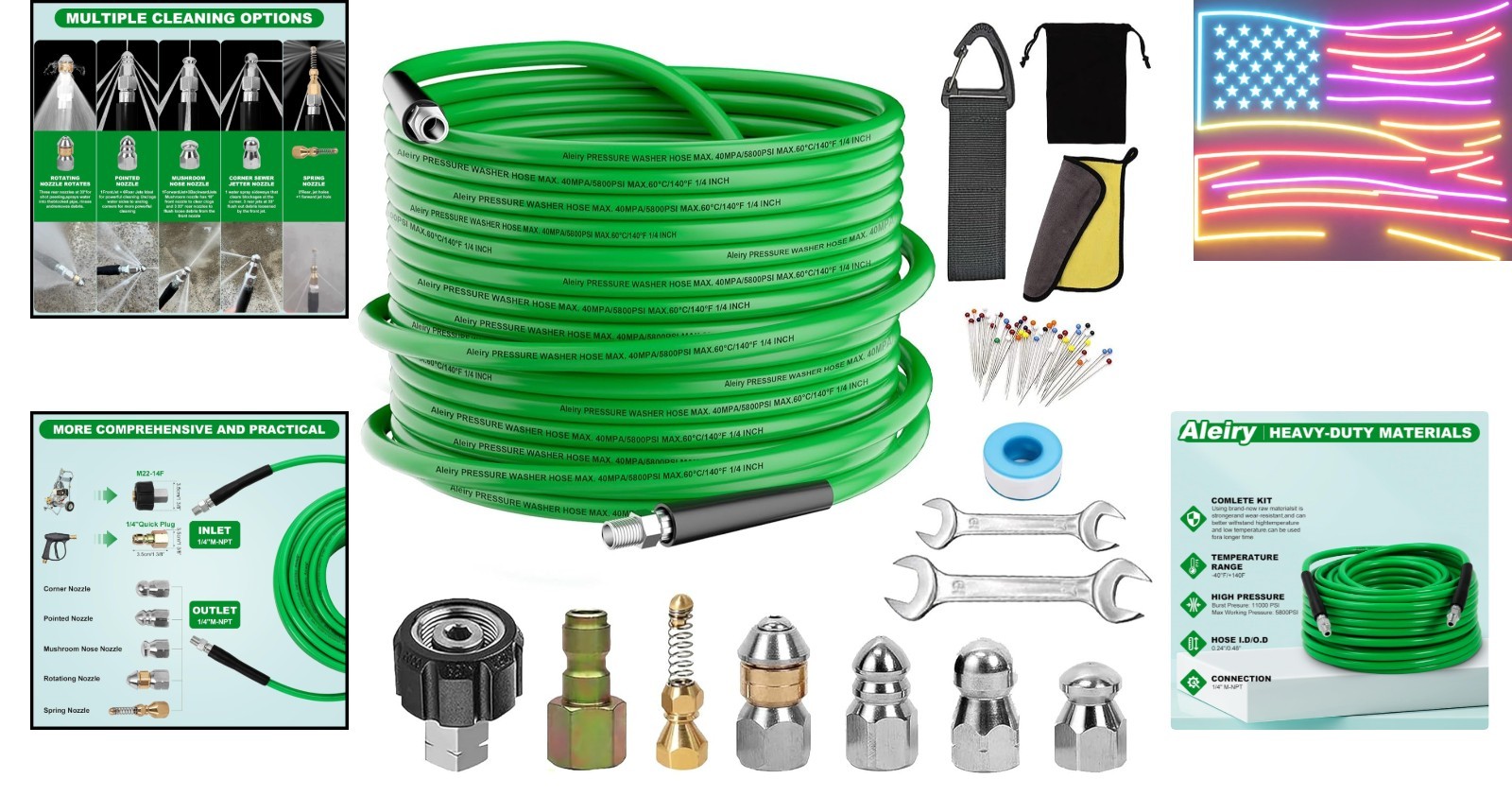 Sewer Jetter Pressure Washer Drain Kit