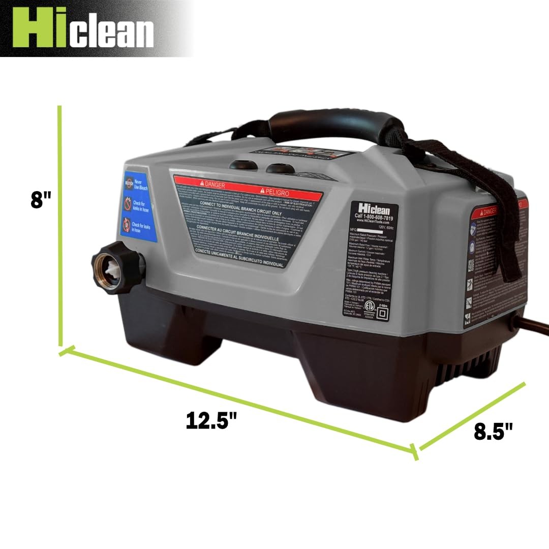 Electric Pressure Washer 1800 PSI, Grey