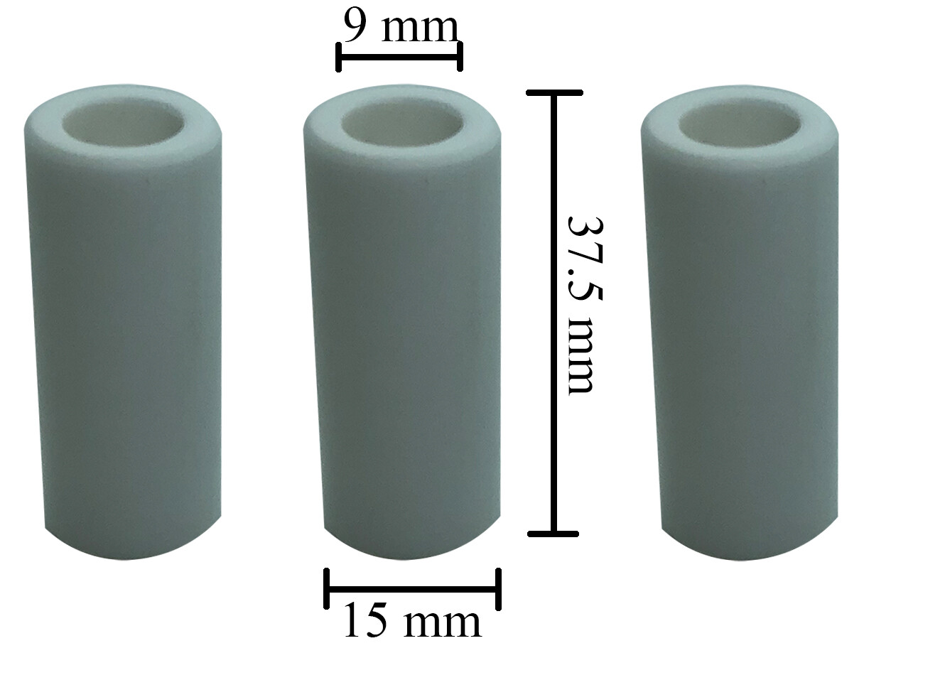 3-pack General Pump 52040009 Replacement CERAMIC PISTON 15mm fits EZ TX Pumps