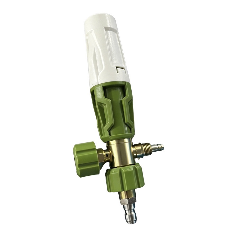 Green Plastic and Metal Foam Pot Spray Head Compatible with Bubble Sprite