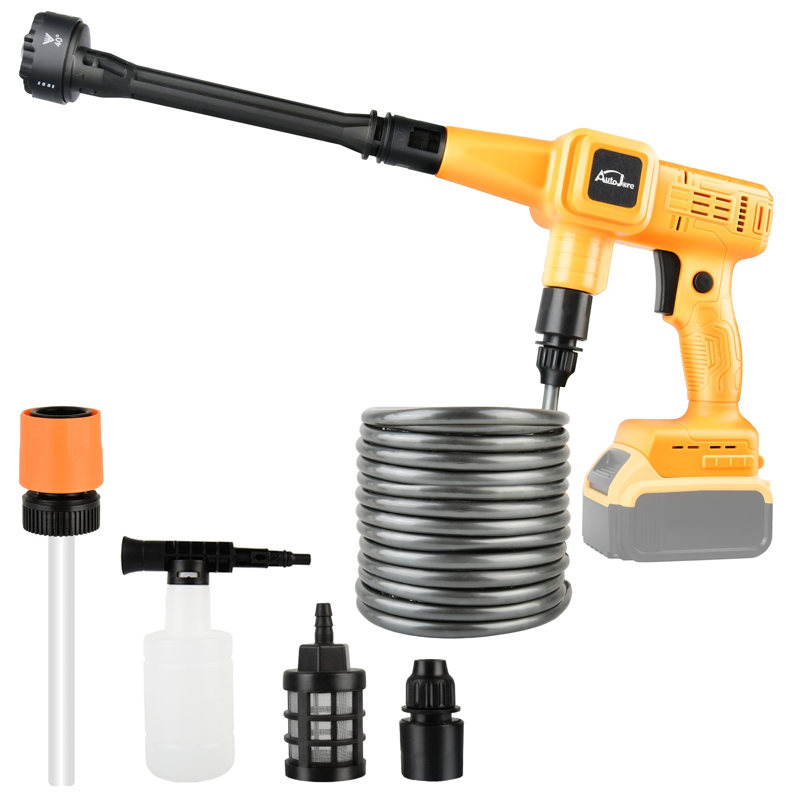 Cordless Pressure Washer For DEWALT 20V Battery, 880 PSI Portable Power Washe