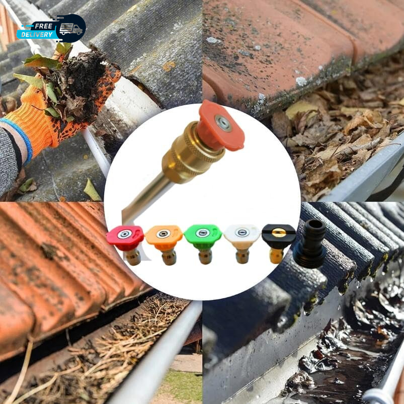 Upgraded Pressure Washer Wand Brass Water Jet Nozzle for Garden Hose