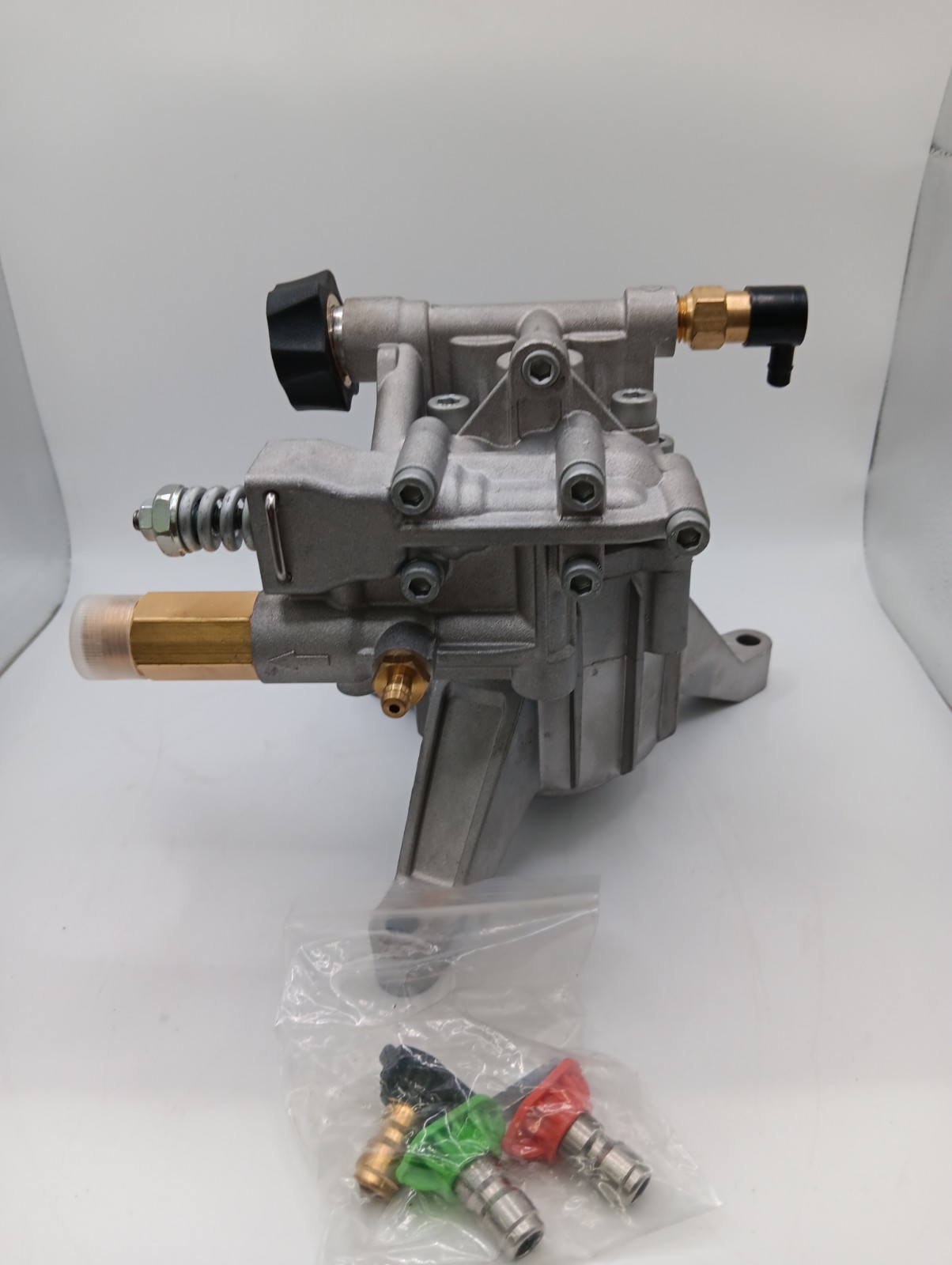 TOOLCY 7/8″ Shaft Vertical Pressure Washer Pump – Rear Inlet/Outlet Max 3100 PSI