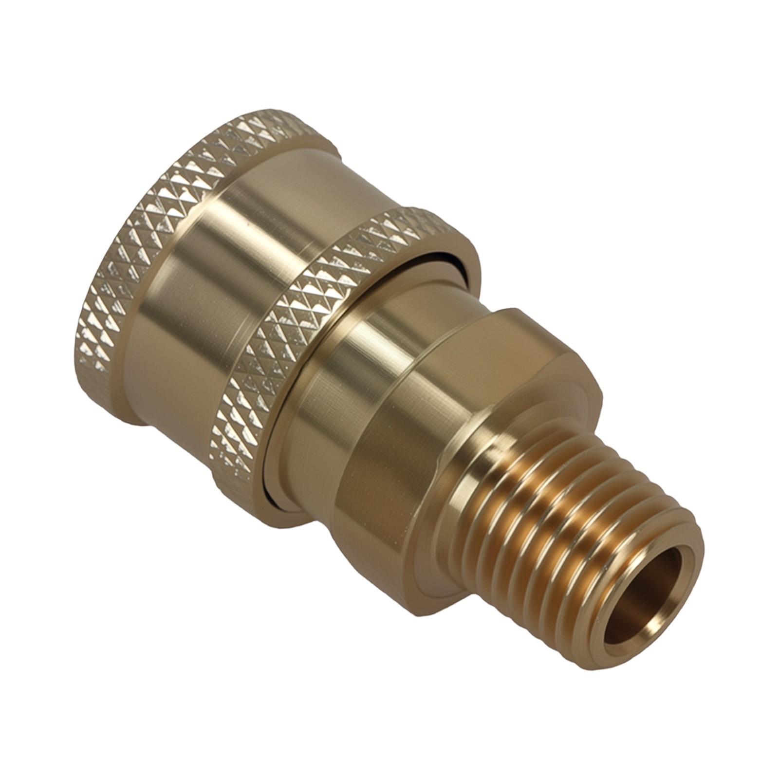2x 1/4″ Quick Connect Male NPT Thread Pressure Washer Fitting Coupler Adapter