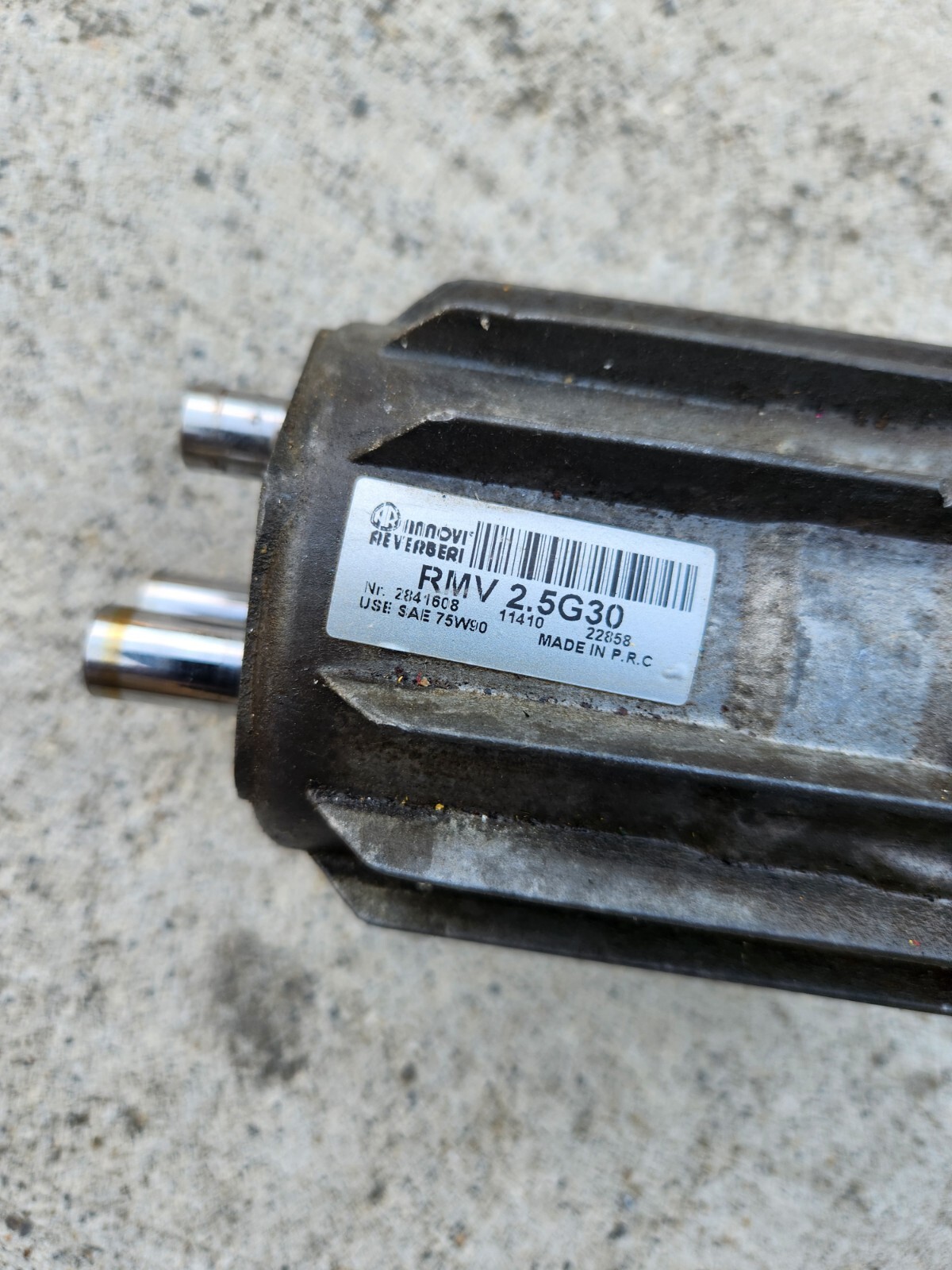 AR RMV2.5G30 PRESSURE WASHER PUMP AXIAL, 2.5GPM 3000 PSI, 3400 RPM, 3/4″ SHAFT