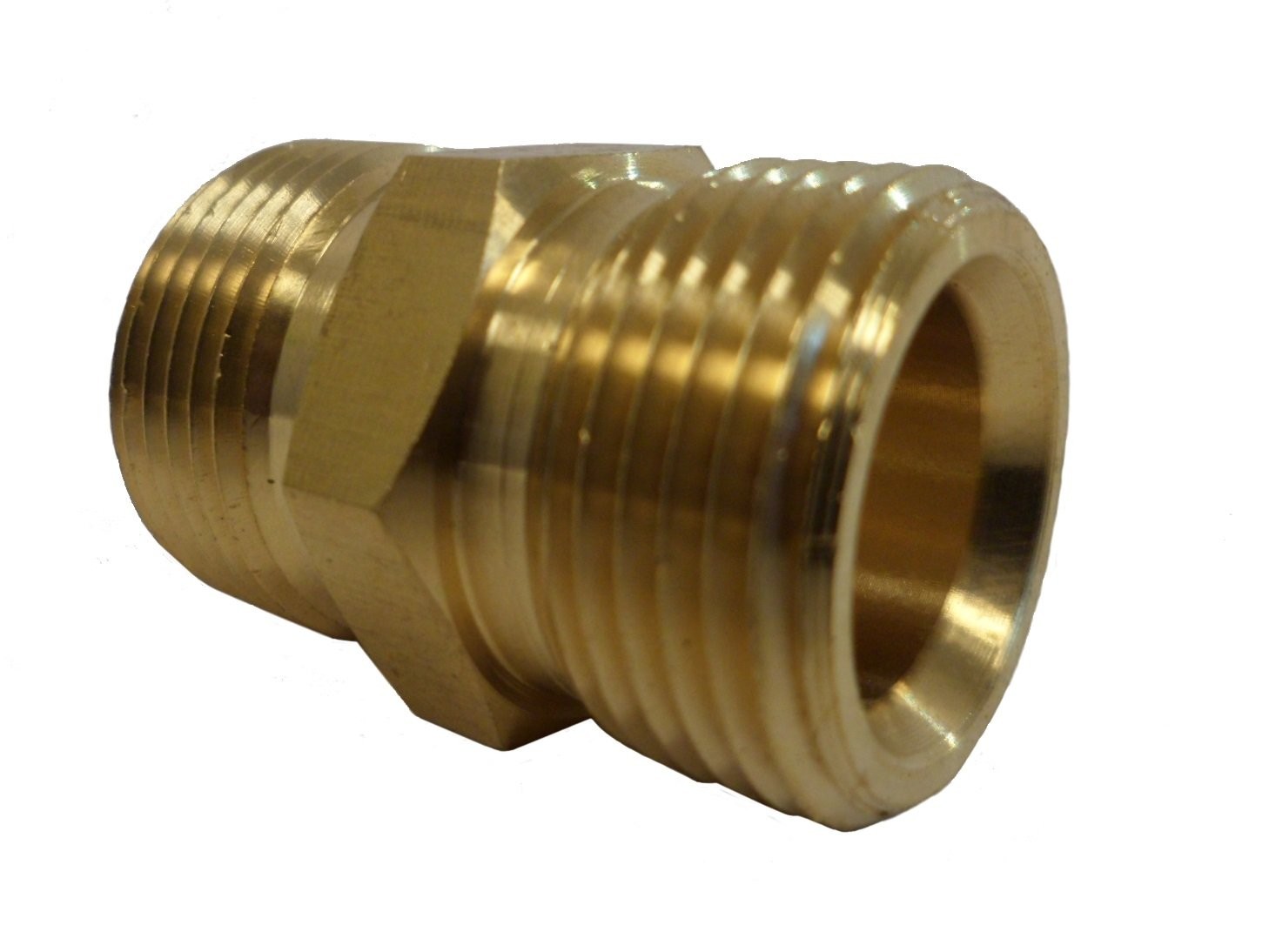 M22 Hose to Hose Coupler for Power Pressure Washer Connects 14mm to 15mm
