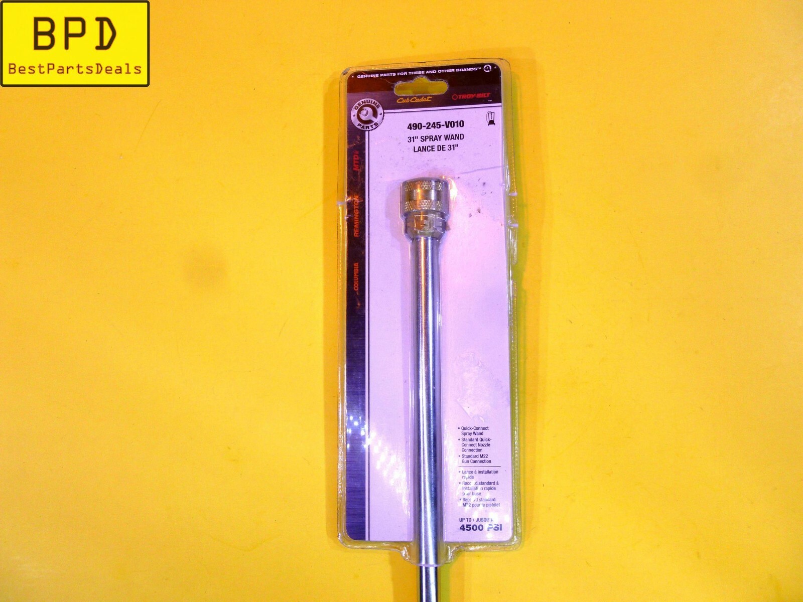 Genuine MTD 31″ Spray Wand 1/4″ Quick Connect x M22 Nozzle 490-245-V010