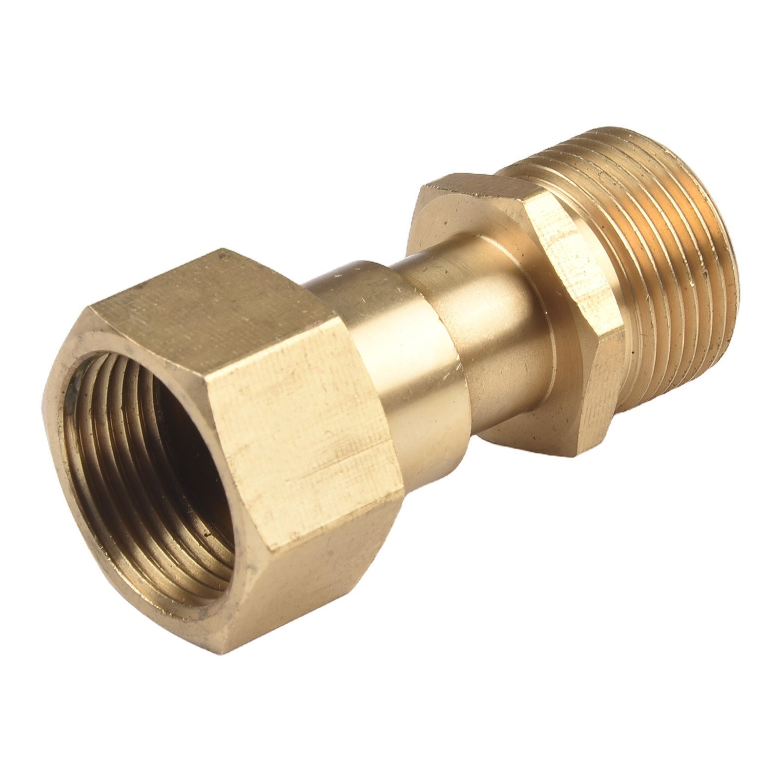 1pc Washer Adapter M22 14mm Thread Fitting Swivel Joint 1pc For Pressure Washers