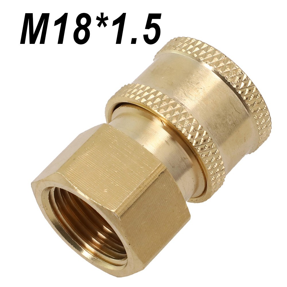 Quick Connect Adapter for M14x1.5 M16x2 M18x1.5 M22x1.5 Pressure Washer