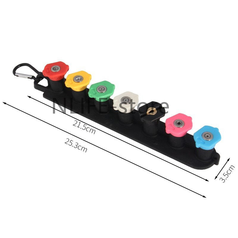 Snow Foam Tips Holder 4500PSI Pressure Washer Gun Spray Nozzle 1/4 Quick Release