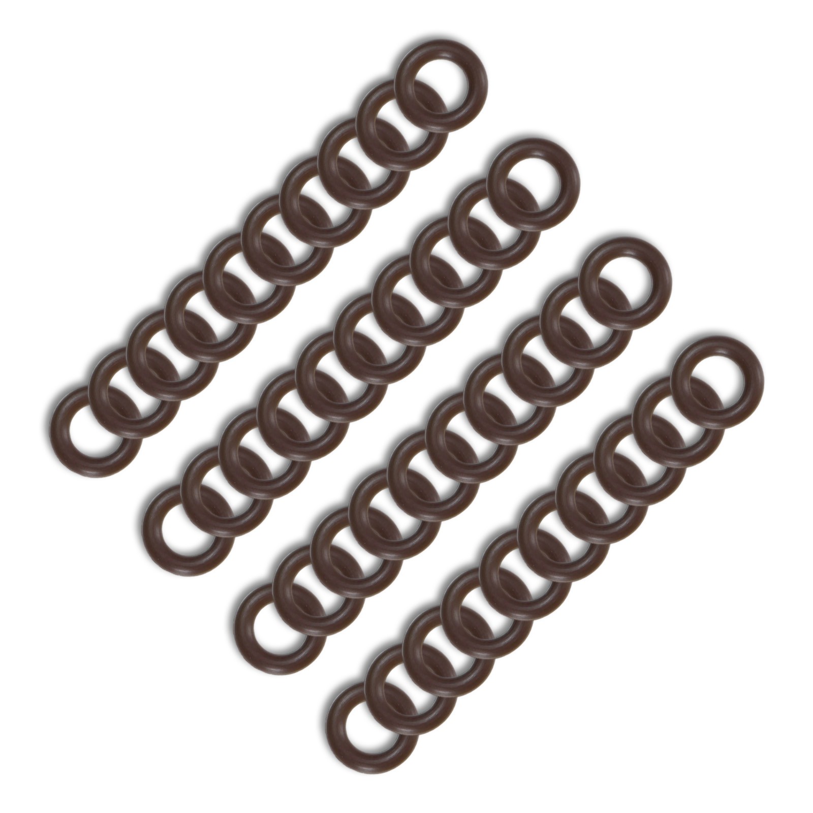 40-Pack 1/4” Fluorine Rubber O Ring Assortment Kit for Quick Coupler