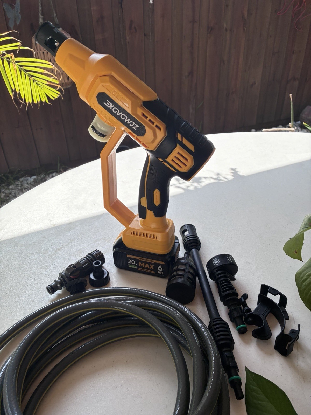 DIYTOOLIFZ XCVQWZ 20V Cordless Cold Water Pressure Washer 800 PSI Kit
