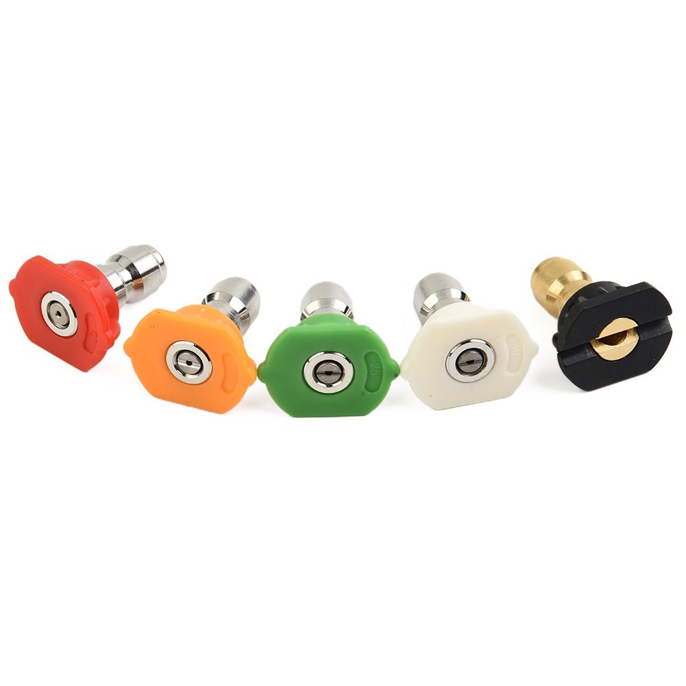 Spray Nozzle Tips 0 15 25 40 Degree 1/4” Male Thread Multiple Degree