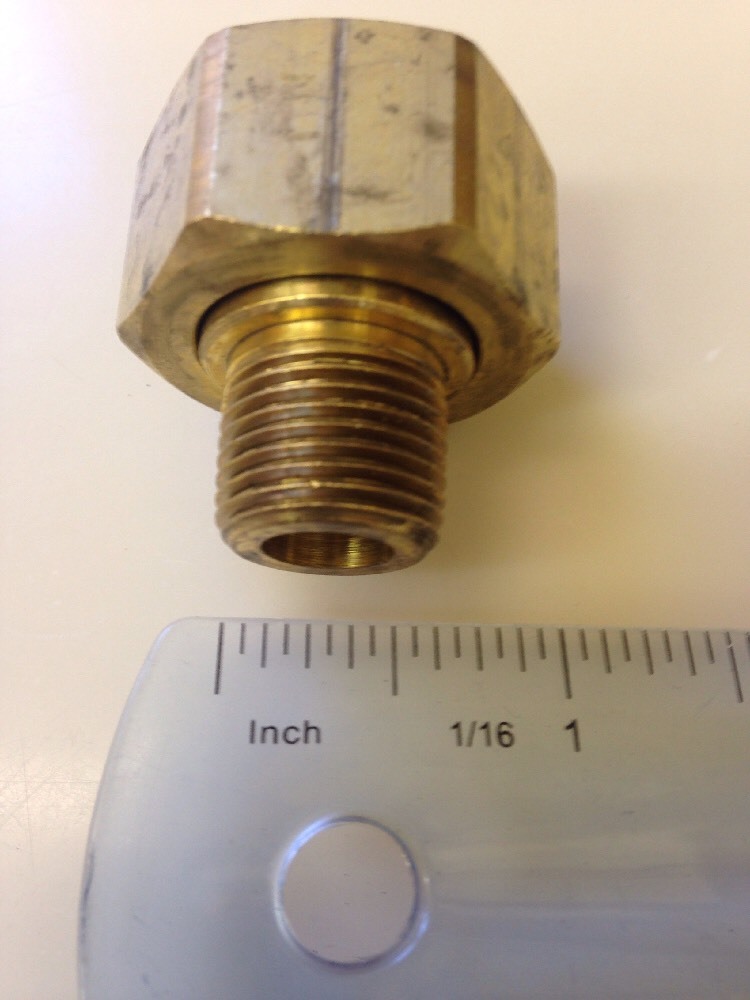 Female Garden Hose Fitting 3/4 FGH x 3/8 NPT Male Pipe Adaptor 8.901-292.0