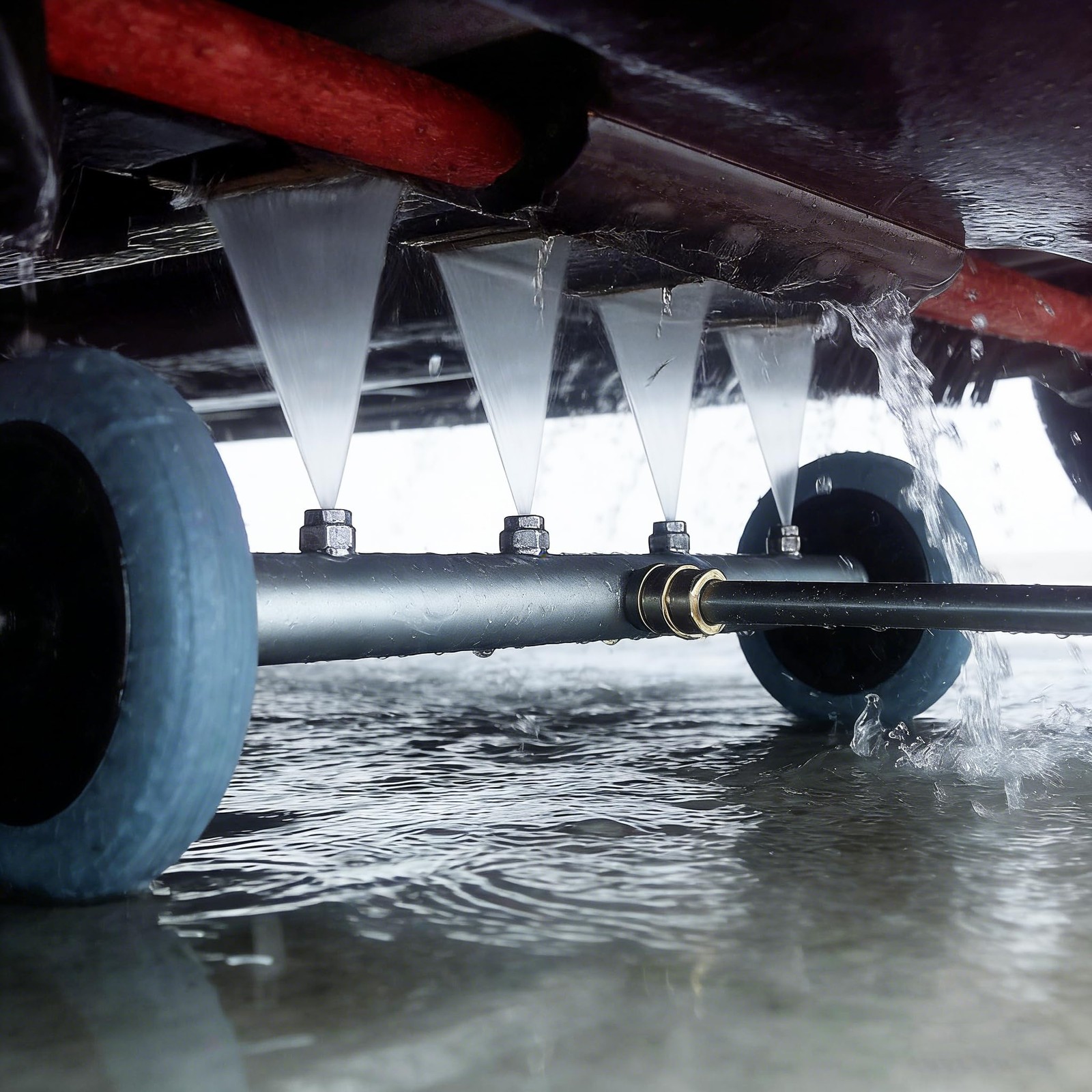 Undercarriage Pressure Washer Attachment 16 Inch With Extension Wand 4000 PSI