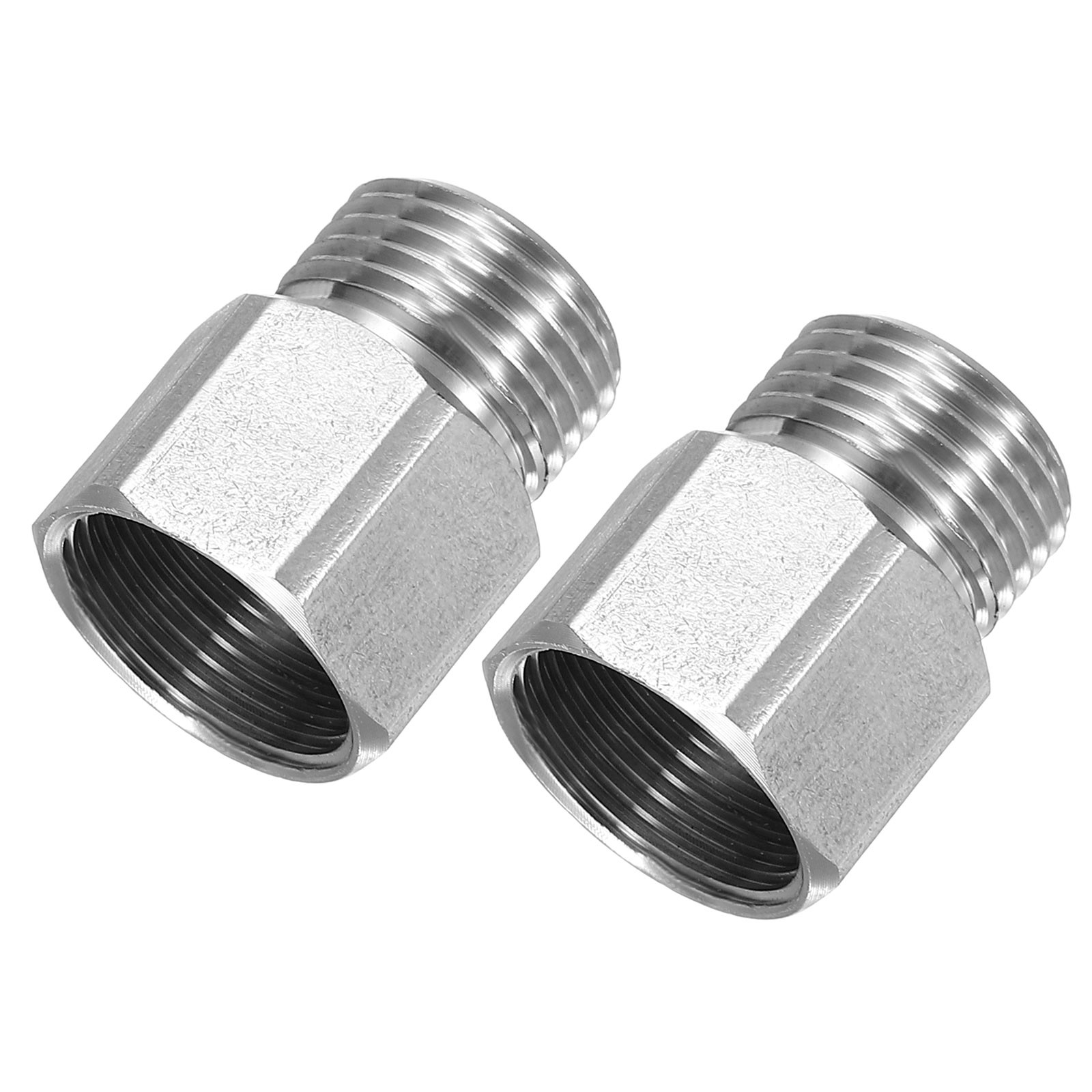 2pcs Pressure Washer Connector G1/4 Male to M22 Female 5400PSI Stainless Steel