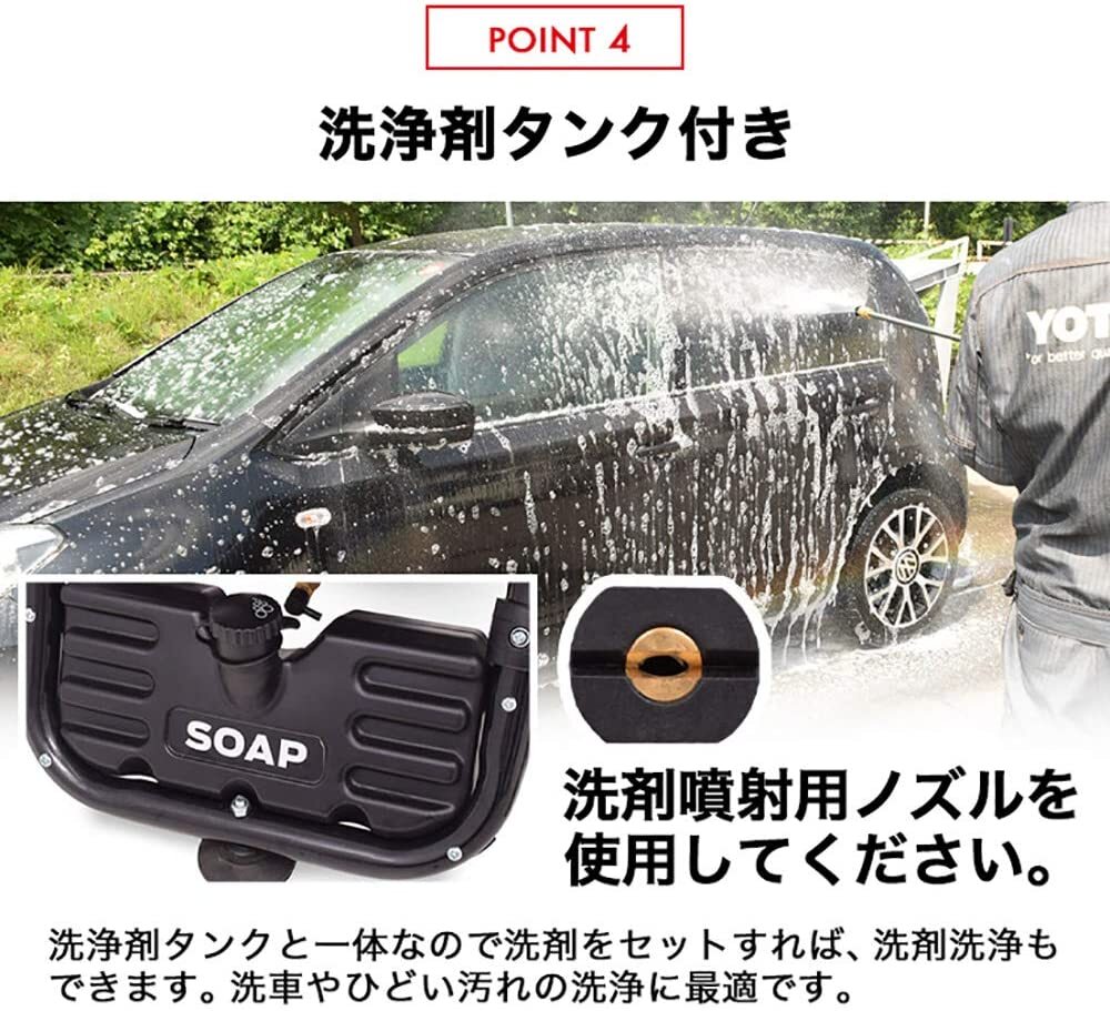 HAIGE Pressure Washer HG-DGPW1908 19.3MPa 173cc 4-Stroke Engine Type 2.5H Use