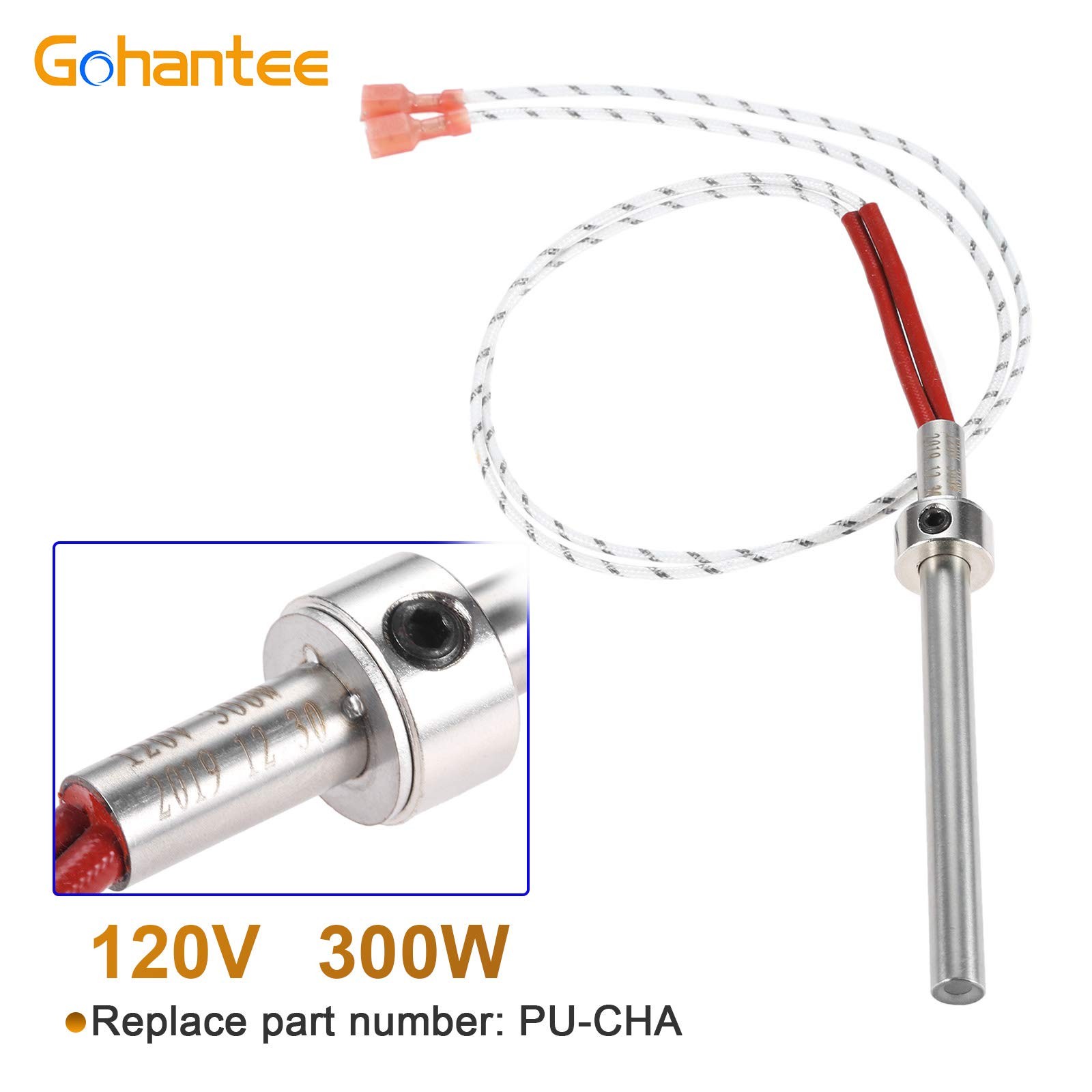 gohantee PU-CHA Igniter Compatible with Englander Pellet Stove 25-PDVC,…