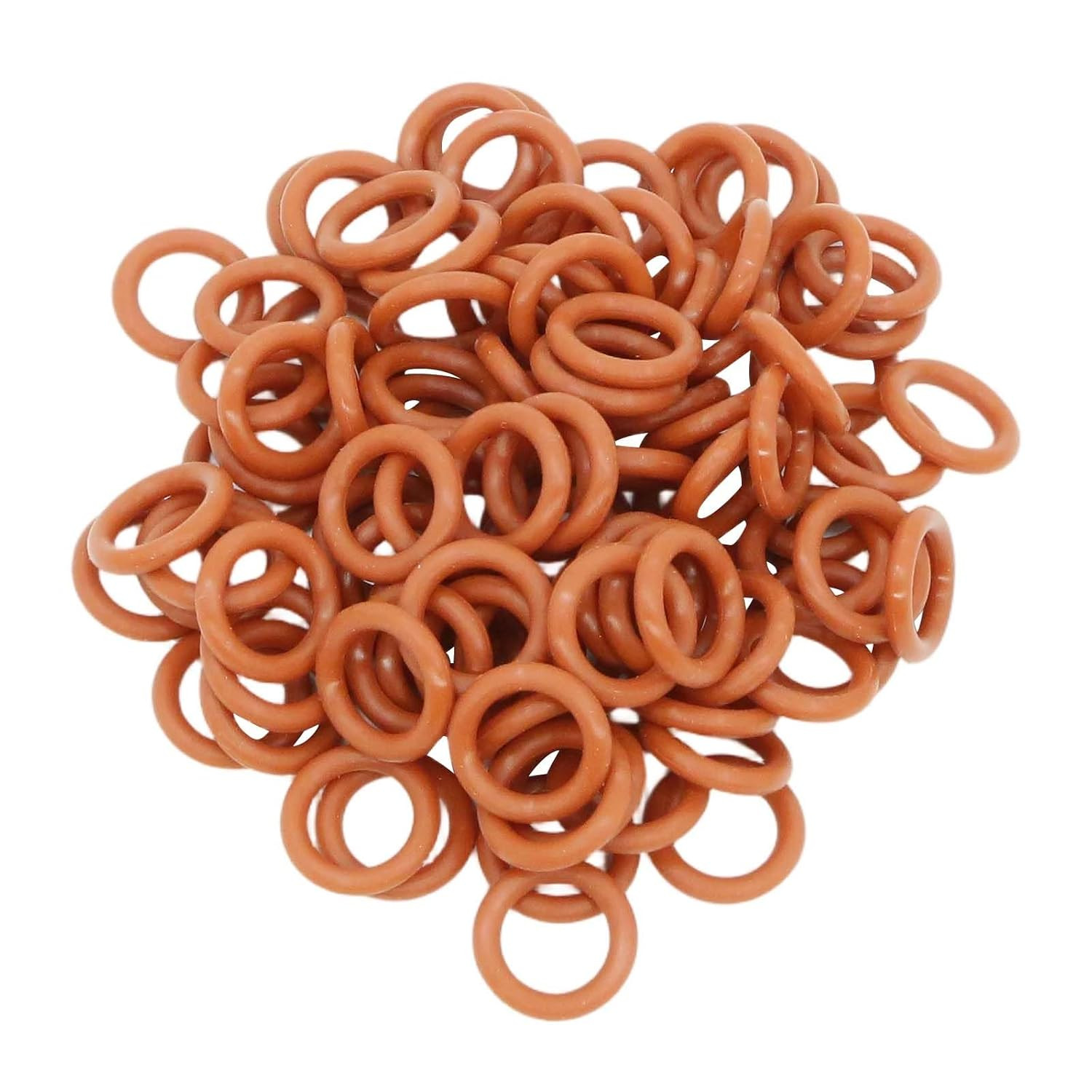100 Pack 1/4″ Pressure Washer Quick Coulper Colored O-Rings,1/4″ O-Rings Orange