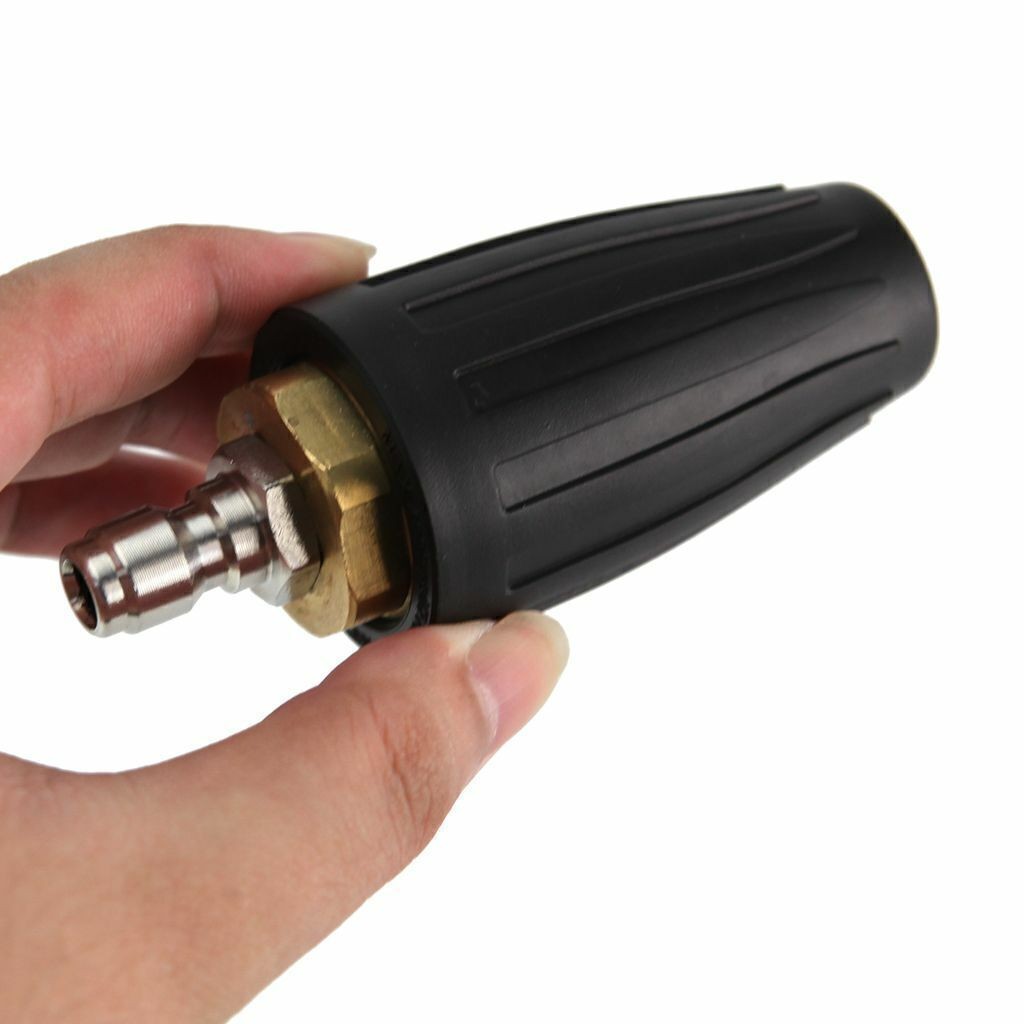 Black 3600 PSI Power Pressure Washer Turbo Nozzle Rotating-Rotary 3.0 GPM Nozzle