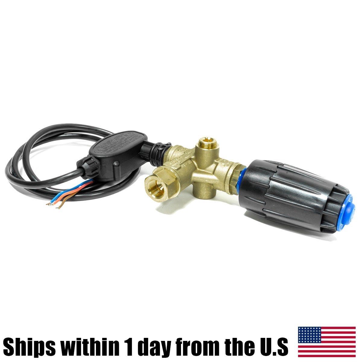 VRT3 Adjustable Unloader 3650 PSI w/ Pressure Switch for Pressure Washer Pump