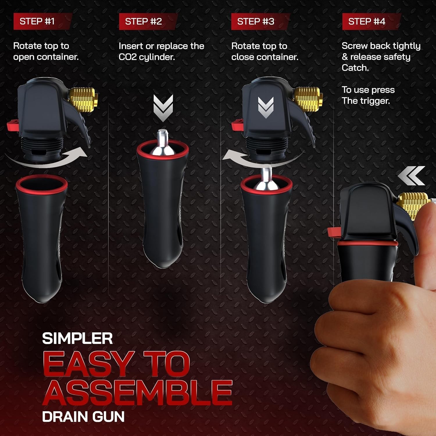 Powerful Gallo Drain Gun – Eco-Friendly CO2 Tool for HVAC Drain Clogs & Cleaning