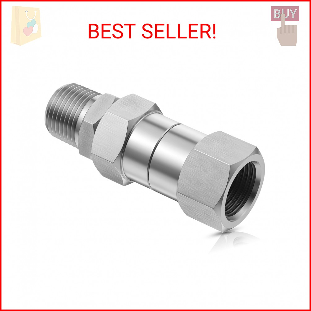 SynHHergyx Pressure Washer Swivel, 3/8 Inch NPT Thread Pressure Washer Fittings,