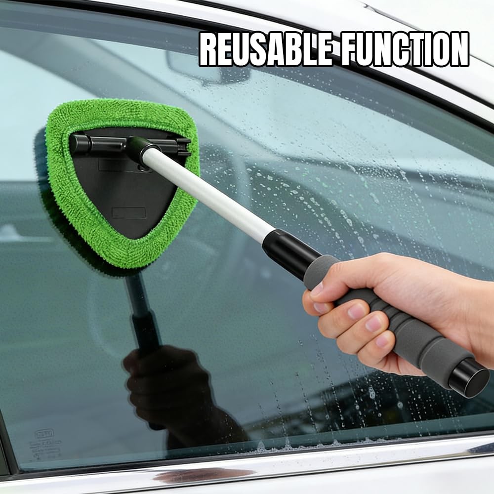 Windshield Cleaning Tool, Car Cleaning Window Tool, Car Interior Window Clean…