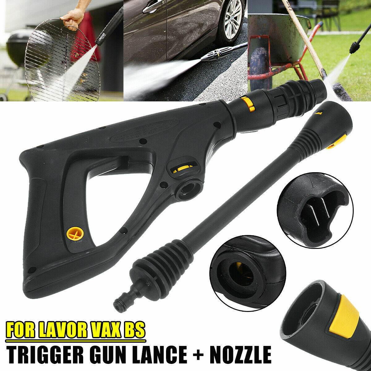 High Pressure Washer Trigger Gun Lance + Nozzle 160Bar/16Mpa For LAVOR VAX BS