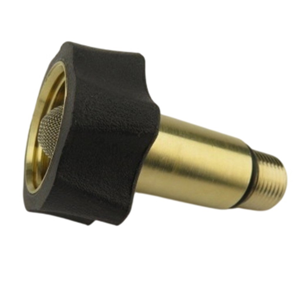 7110166 Pressure Washer Inlet Fitting Brass 3/8 Inch Male 3/4 Inch Female