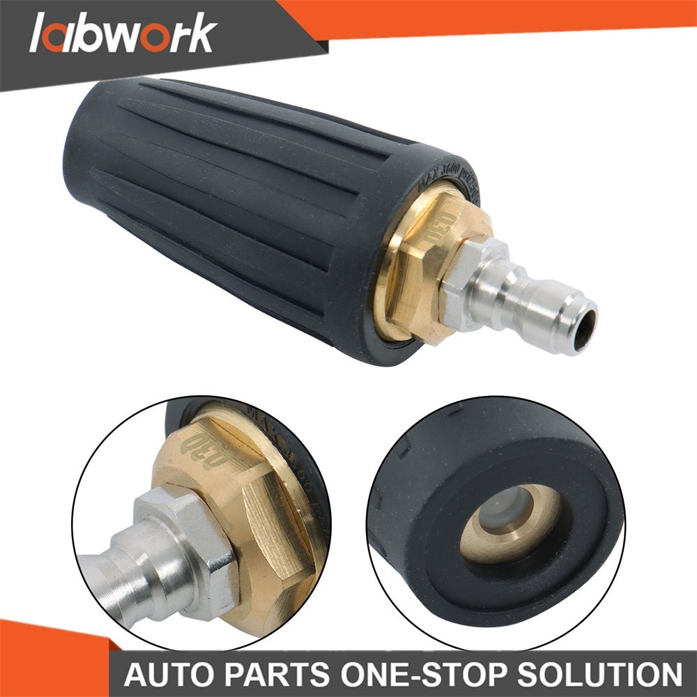 Labwork 1/4 inch 3600 PSI High Pressure Turbine Nozzle Set 360° Rotating Turbo