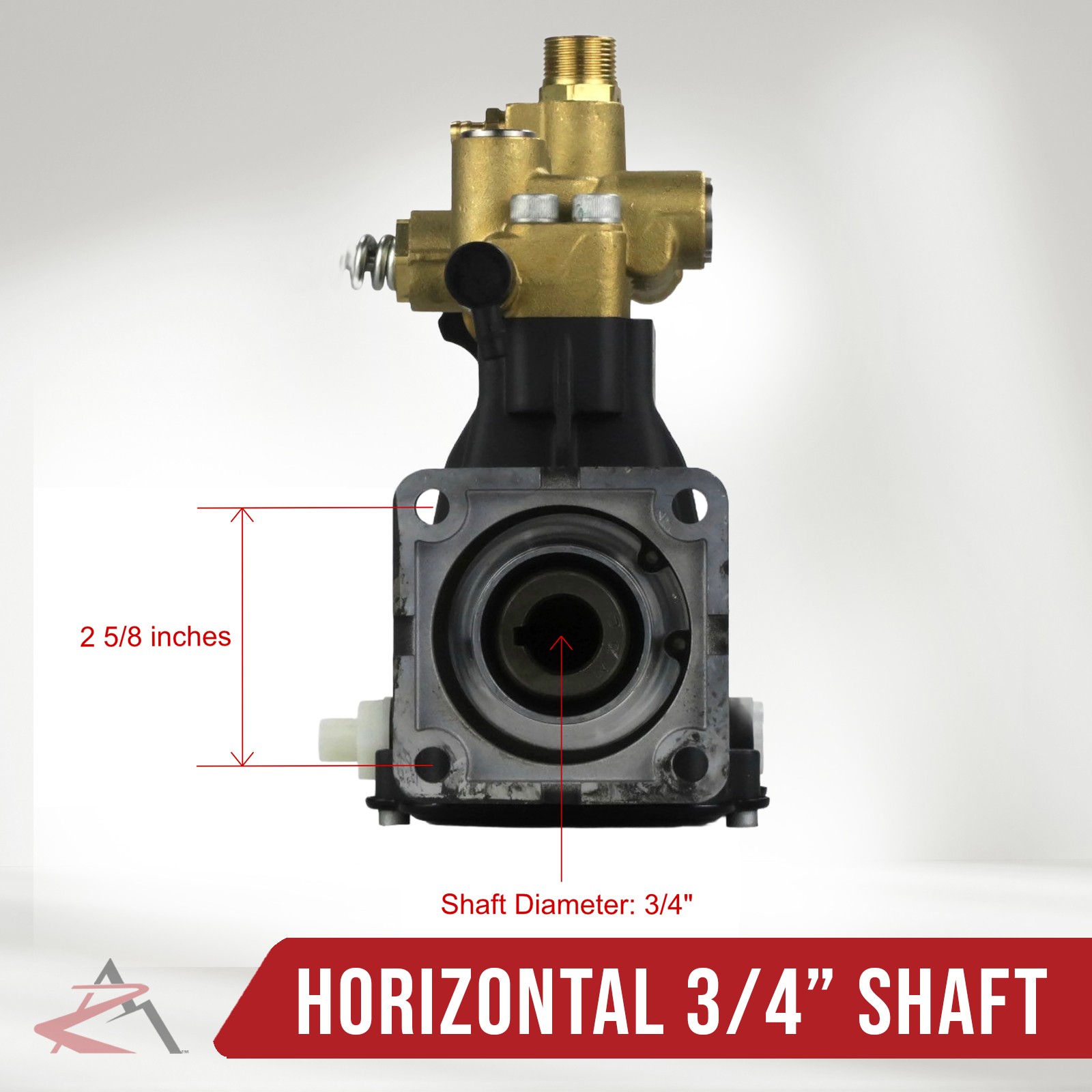 3600 PSI Pressure Washer Pump, 2.5 GPM for Mi-T-M 3-0414, 30414, 3-0297, 30297