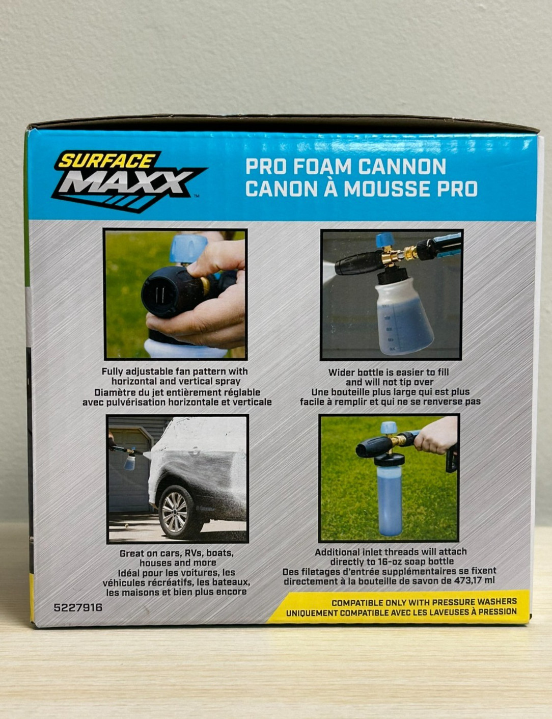 SurfaceMaxx 5000-PSI Pro Foam Cannon
