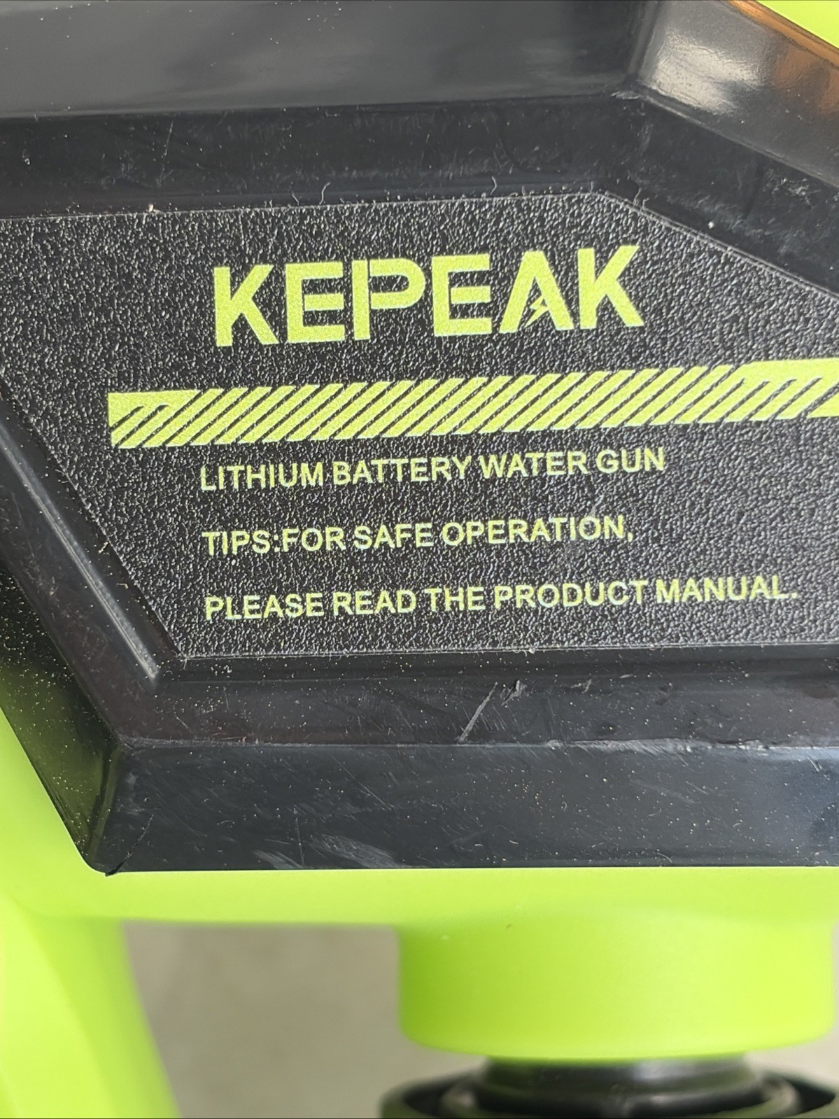 KEPEAK Cordless Portable Water Gun W Battery….Takes Makita Battery