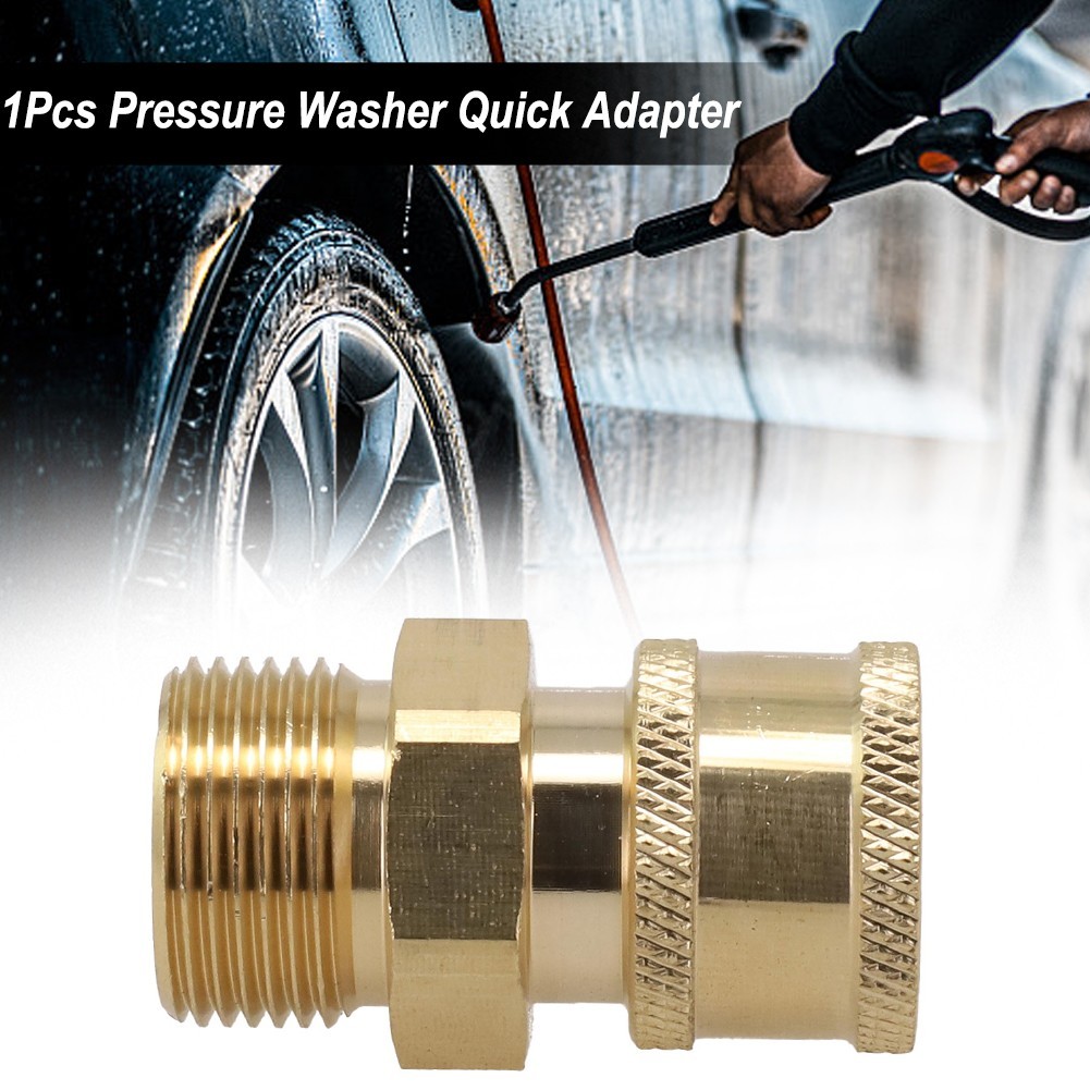 Quick Connect Adapter for M14x1.5 M16x2 M18x1.5 M22x1.5 Pressure Washer