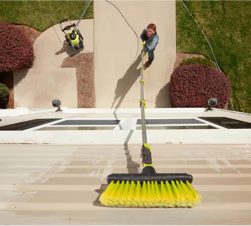 Ryobi 18 ft. Extension Pole with Brush for Pressure Washer