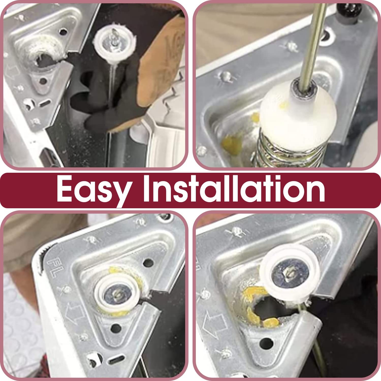 DC97-16350U Upgrade Washer Suspension Rod Kit Fit for Washer WA50R5400AV, WA45H7