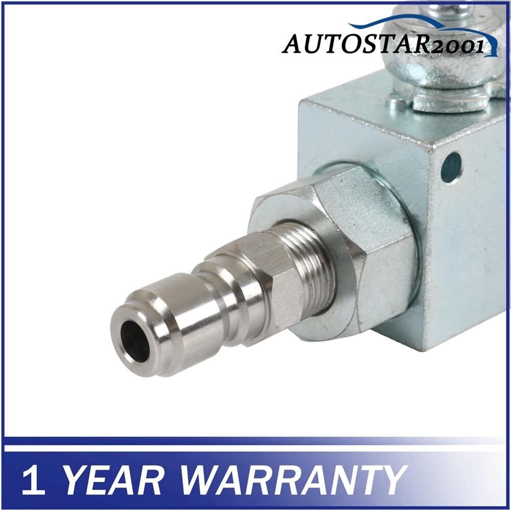 High Pressure Washer Ball Valve Steel Kit 4500 PSI 3/8 Inch Quick Connect NEW
