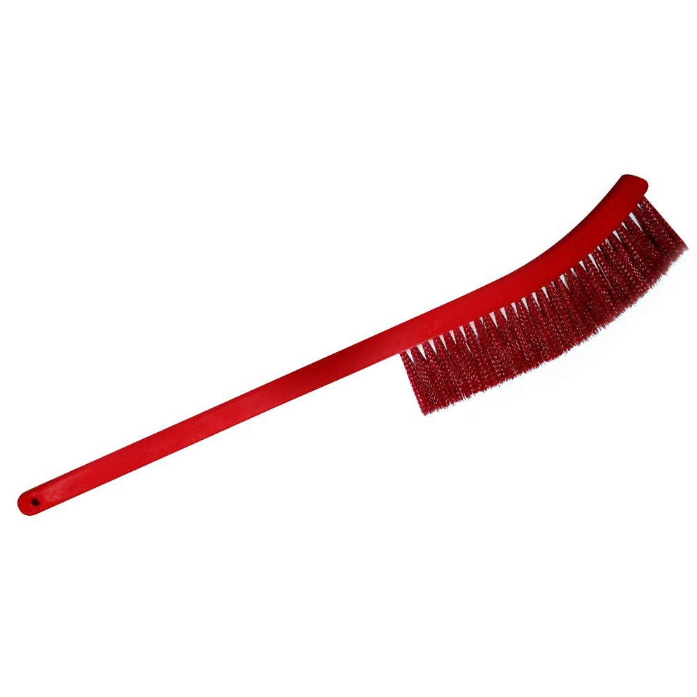 TOUGH GUY 807N34 PK 2 Wand Brush,Ergonomic,Poly,24″,Red 807N34