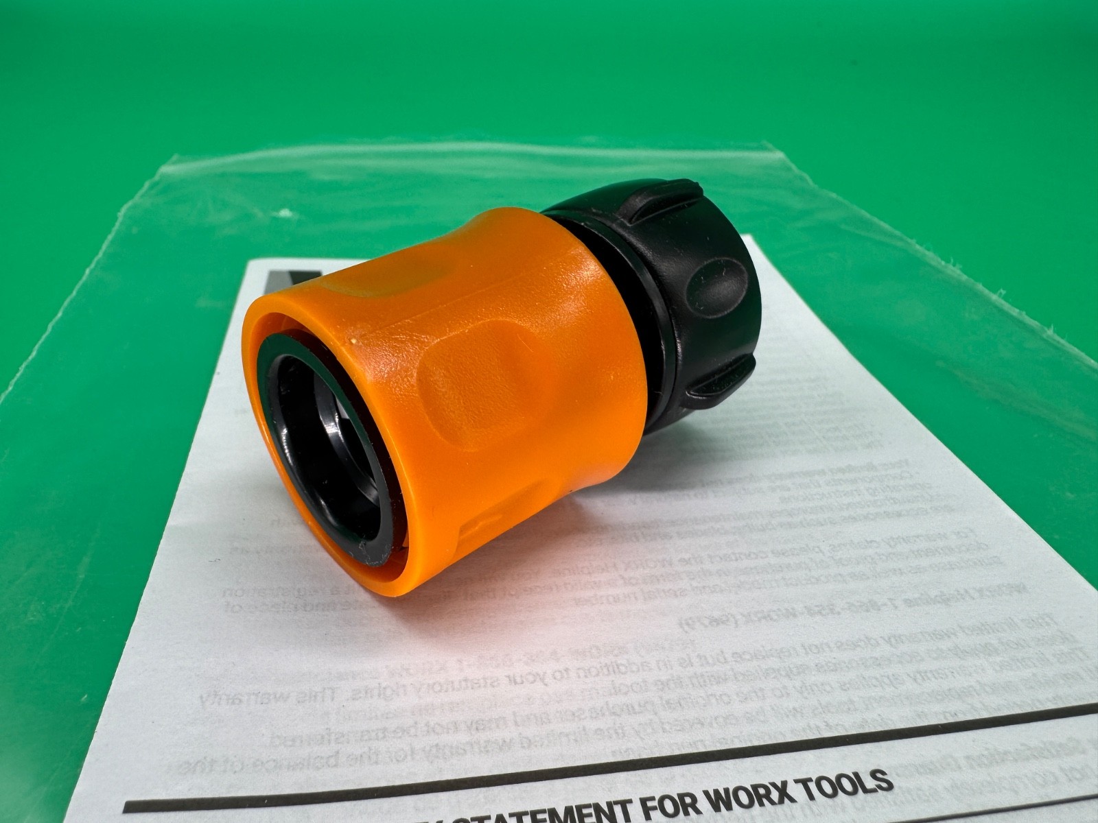 GENUINE! WORX HydroShot Pressure Washer REPLACEMENT HOSE QUICK CONNECT ADAPTER