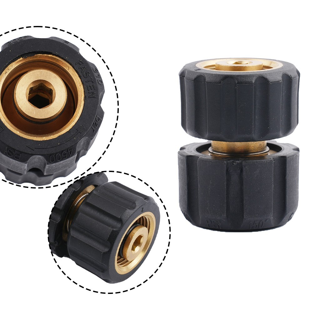 Connector Ower Equipment for m22 Union R High Pressure Washer Adapter Brass