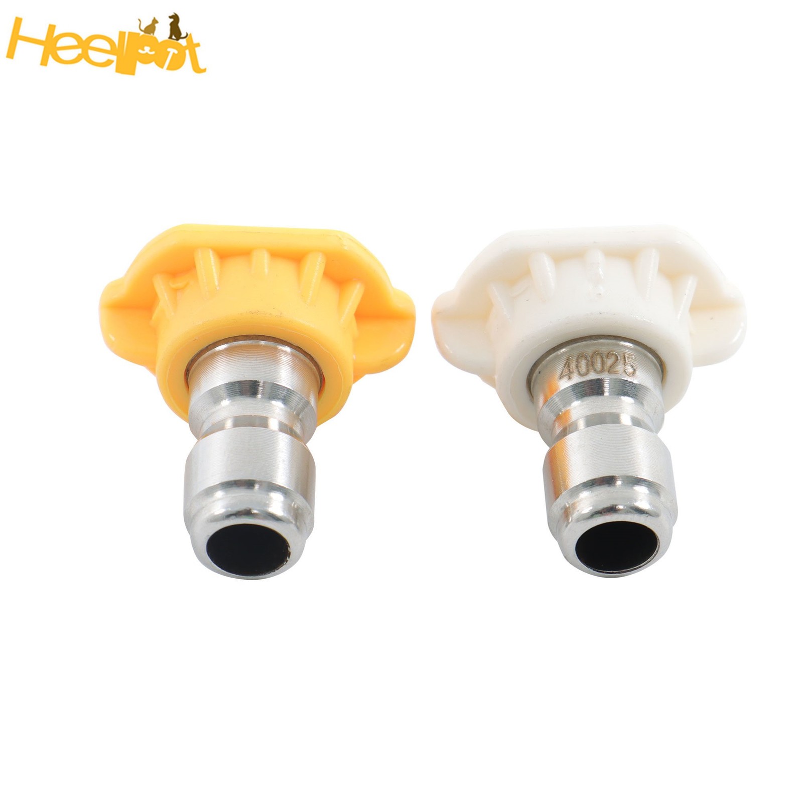 1/4 In Quick Connect W/ 5 Spray Nozzles Rotating Turbine Nozzle Set 3600 Psi