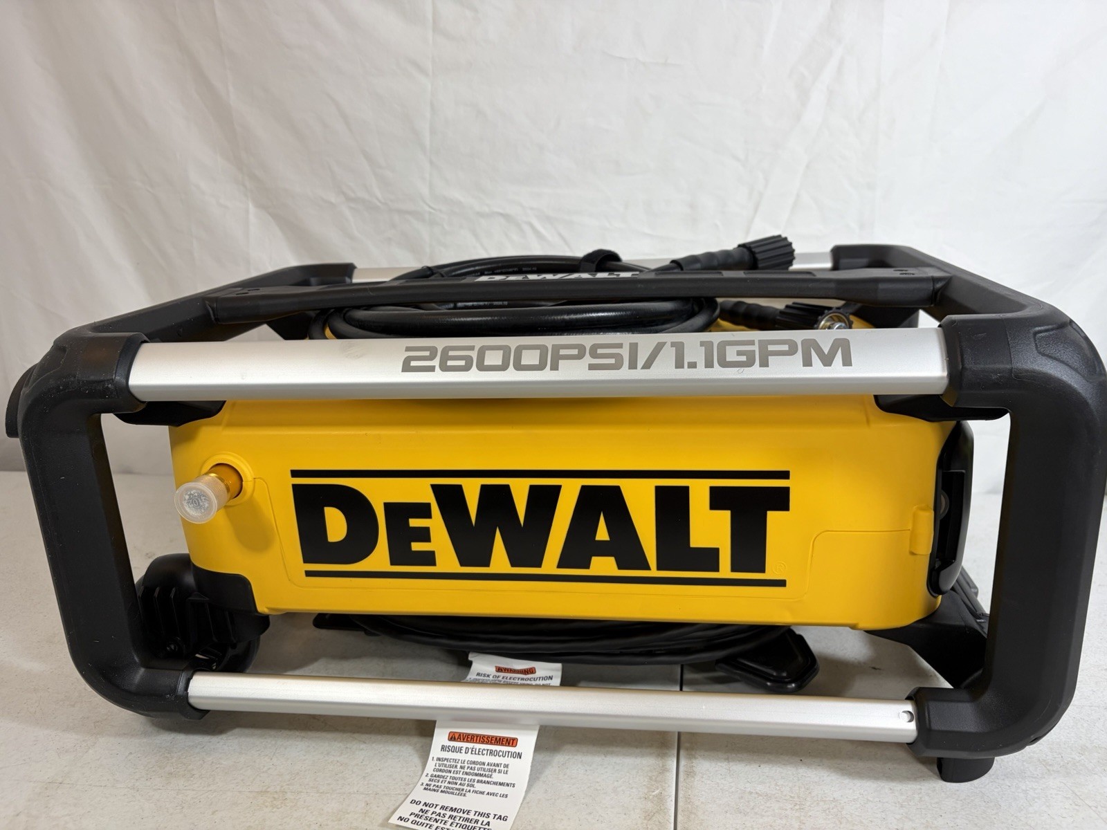 PARTS OR REPAIR – DeWalt 13 Amp Jobsite Electric Pressure Washer DWPW2600