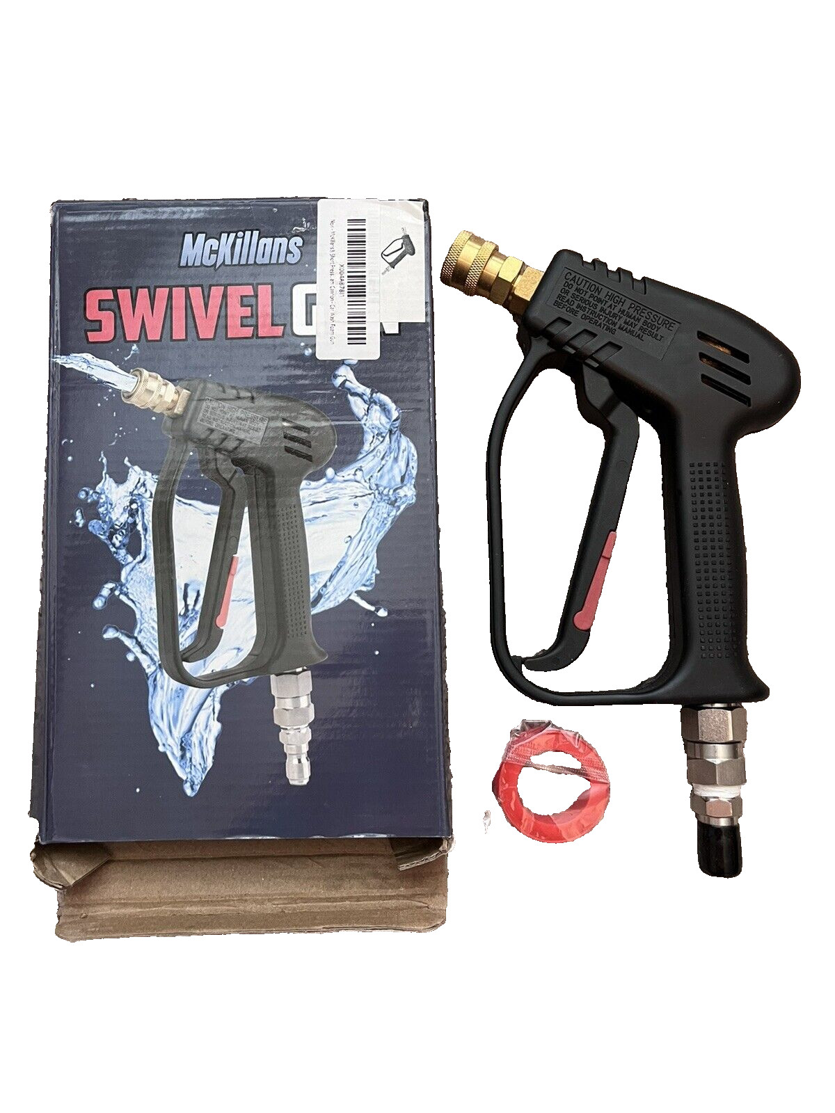 McKillans Short Pressure Washer Swivel Gun High Pressure Handle, NEW