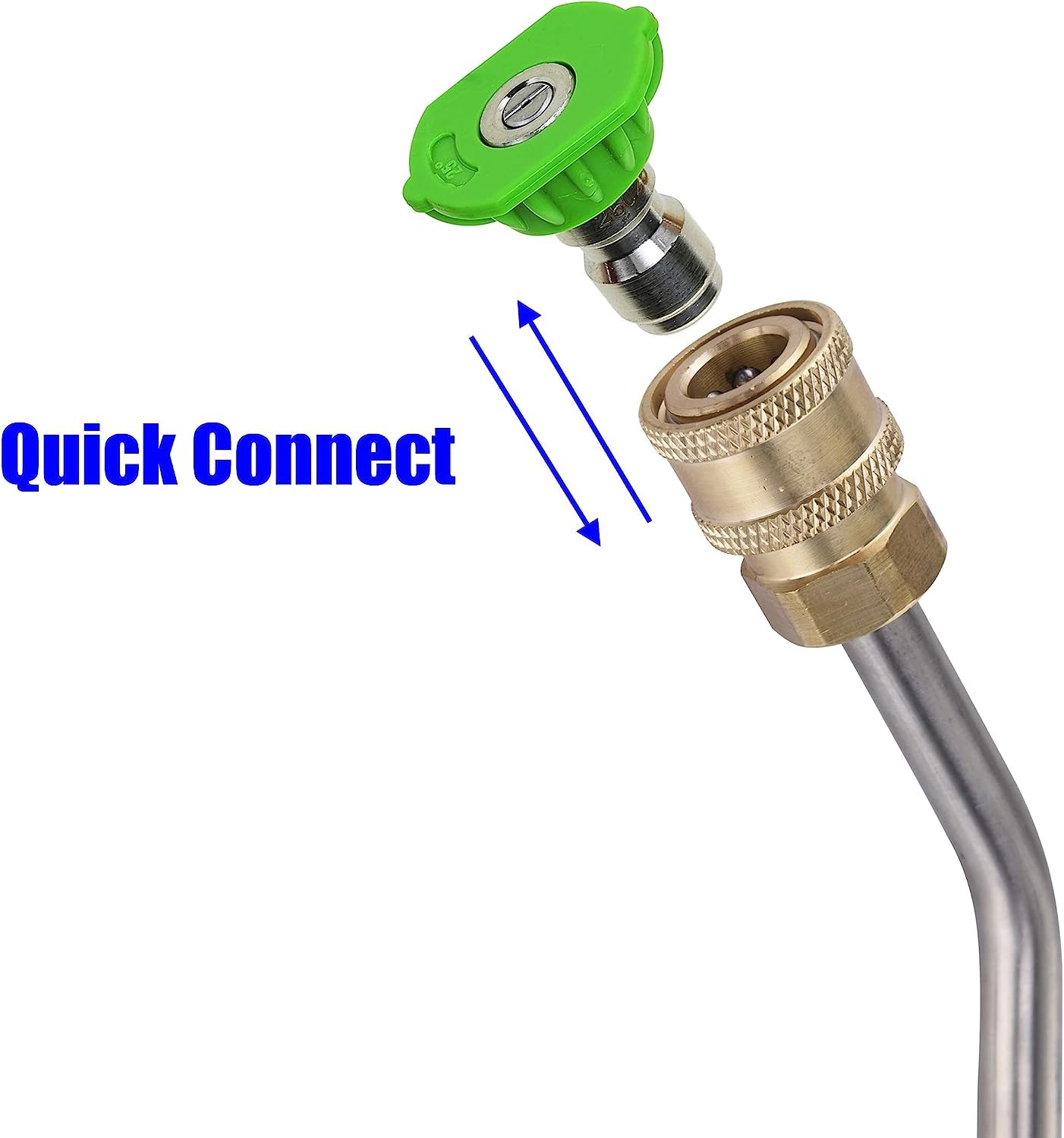 4000PSI High Pressure Car Power Washer Spray Gun Wand 14″ Extension Lance Nozzle