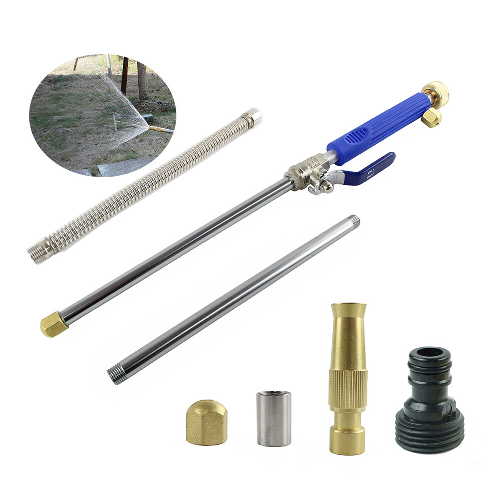 Pressure Washer Water Spray Gun Wash Nozzle Wand Car Garden Hose Soap Dispenser