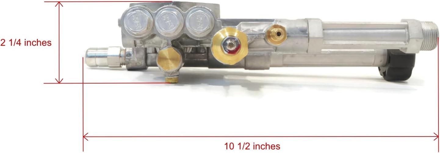Lightweight Upgrade Pump Head Kit for .2G Model Washers – 2400 PSI Performance